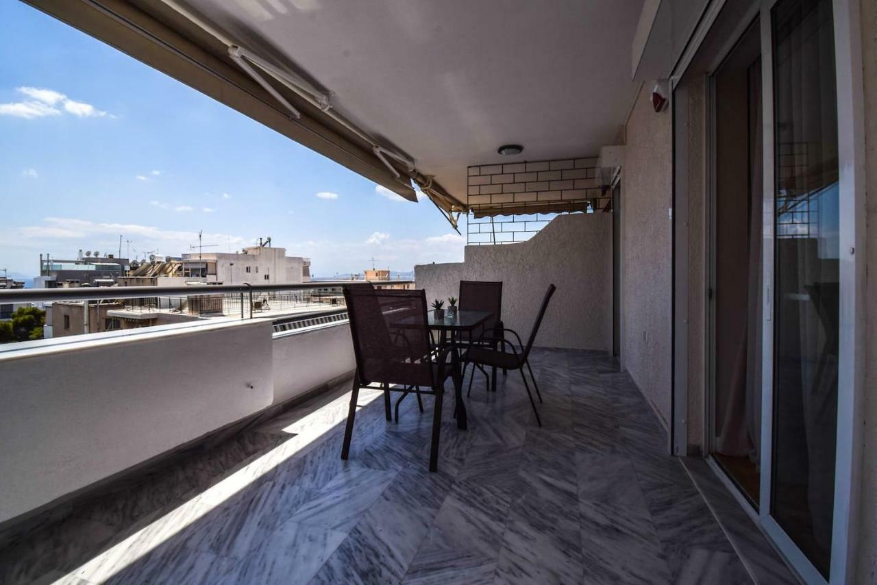 Penthouse 3Bd Apt W/ Sea-View In Athenian Riviera Apartamento Exterior foto