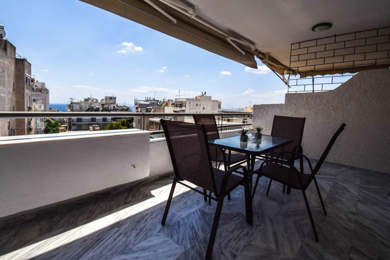 Penthouse 3Bd Apt W/ Sea-View In Athenian Riviera Apartamento Exterior foto