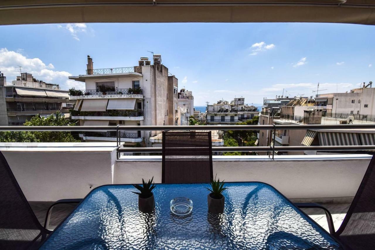 Penthouse 3Bd Apt W/ Sea-View In Athenian Riviera Apartamento Exterior foto